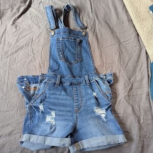Jean short bibs